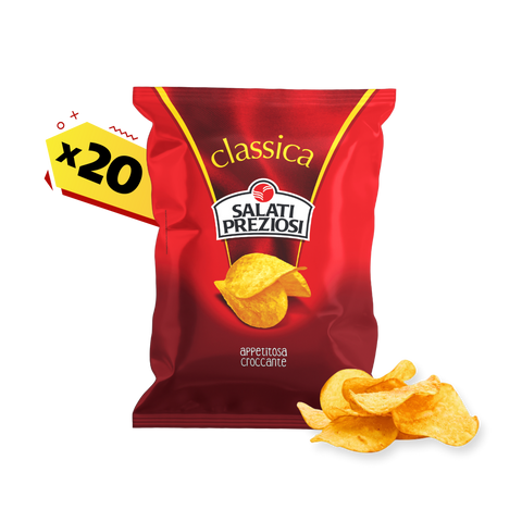 Box - Patatine Classica 20 pezzi x 120 gr