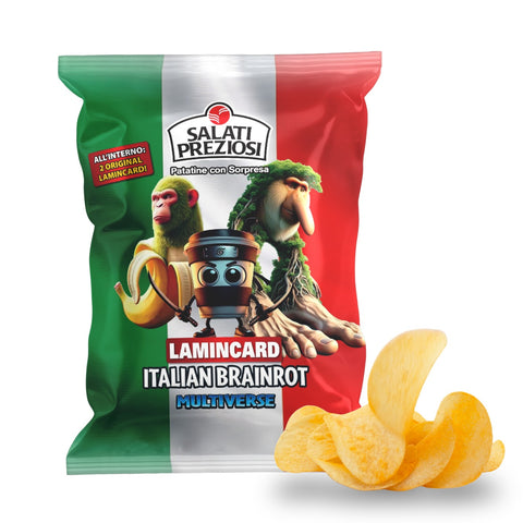 Patatine Italian Brainrot con Lamincard - Salati Preziosi - foto 3