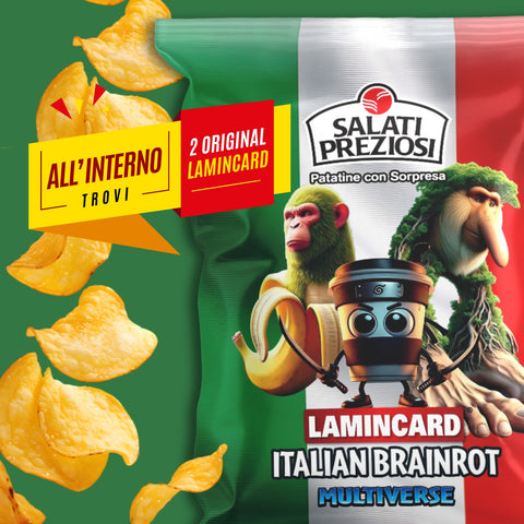 Patatine Italian Brainrot con Lamincard - Salati Preziosi - foto 2