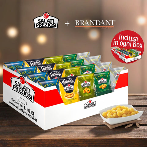 Snack Box + Antipastiera Brandani - idea regalo - Salati Preziosi