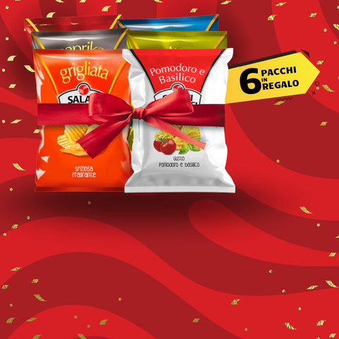 SPEDIZIONE GRATUITA + 6 pacchi assortiti in regalo.