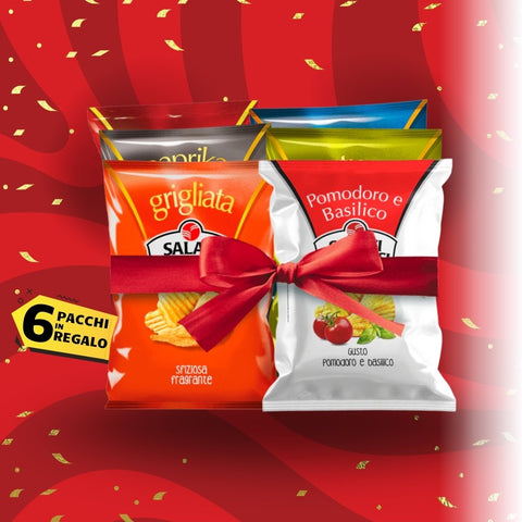 SPEDIZIONE GRATUITA + 6 pacchi assortiti da 110g in regalo!