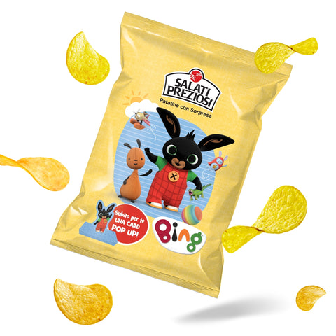Patatine Bing con Card Pop Up - Salati Preziosi