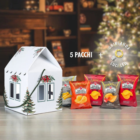 Casetta di Natale con Snack - Salati Preziosi