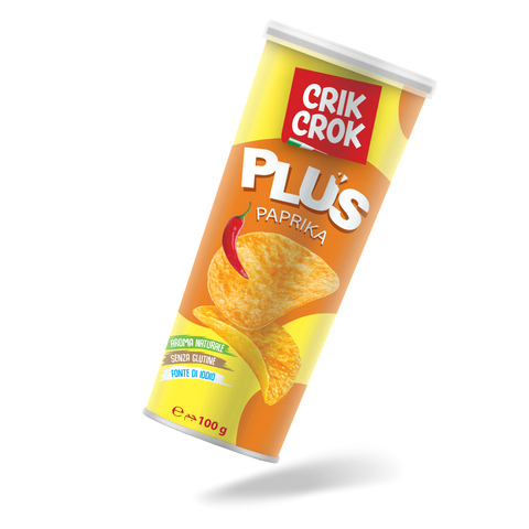Crik Crok Plus Paprika 100 g - Salati Preziosi