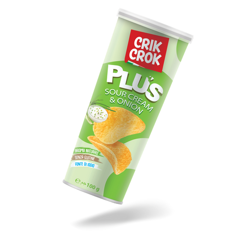 Crik Crok Plus Sour Cream & Onion - Salati Preziosi