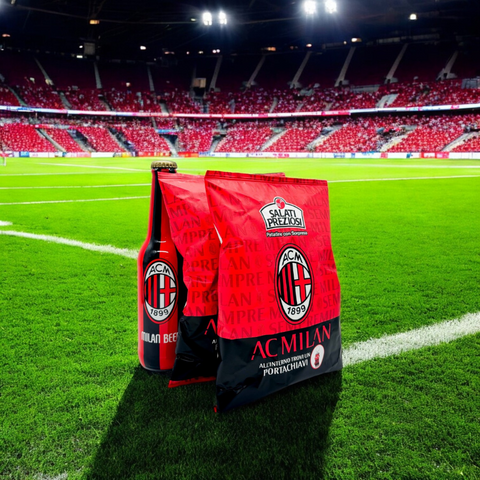 6 Birre Bombeer Milan + 14 Patatine Milan