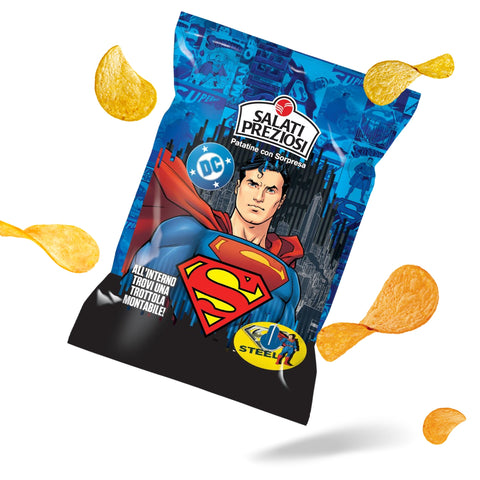Patatine Superman con Trottola Montabile - Salati Preziosi